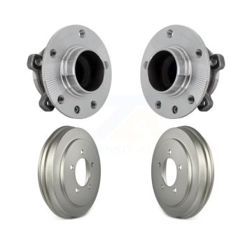 Rear Coated Brakes Drum And Hub Bearing Kit For 2017 Jeep Compass MP body code with FWD K7D-100083
