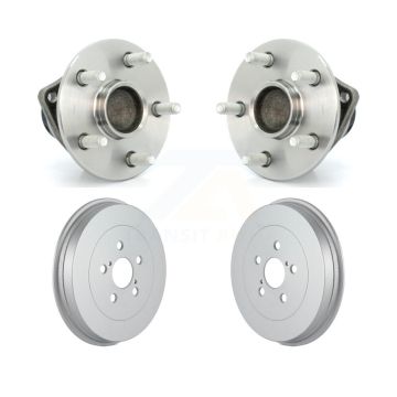 Rear Coated Brakes Drum And Hub Bearing Kit For 2003-2008 Toyota Matrix Pontiac Vibe K7D-100088