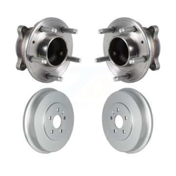 Rear Coated Brakes Drum And Hub Bearing Kit For Chevrolet Cruze With 16" Factory Wheels K7D-100096