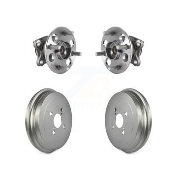 Rear Coated Brakes Drum And Wheel Hub Bearing Assembly Kit For 2015-2018 Toyota Yaris K7D-100097