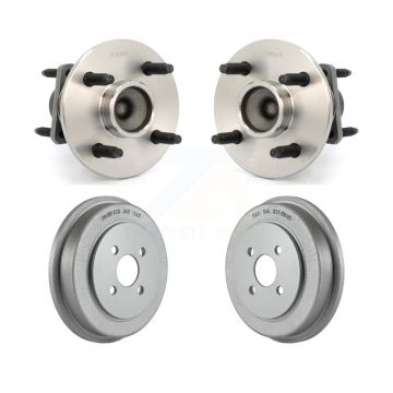 Rear Coated Brakes Drum And Hub Bearing Kit For Chevrolet Cobalt Pontiac Saturn Ion G5 K7D-100100