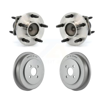 Rear Coated Brakes Drum & Hub Bearing Kit For Saturn Ion Pontiac Pursuit Chevrolet Cobalt K7D-100101