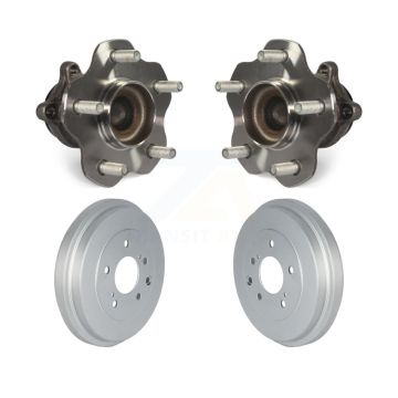 Rear Coated Brakes Drum And Wheel Hub Bearing Assembly Kit For 2013-2019 Nissan Sentra K7D-100102