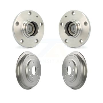 Rear Coated Brakes Drum And Wheel Hub Bearing Assembly Kit For Volkswagen Jetta Beetle K7D-100104