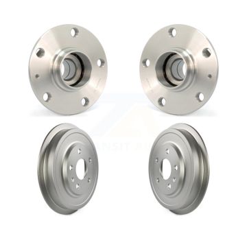 Rear Coated Brakes Drum And Wheel Hub Bearing Assembly Kit For Volkswagen Jetta Beetle K7D-100105