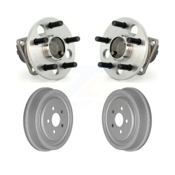 Rear Coated Brakes Drum Hub Bearing Kit For 2003-2005 Pontiac Sunfire Chevrolet Cavalier K7D-100108