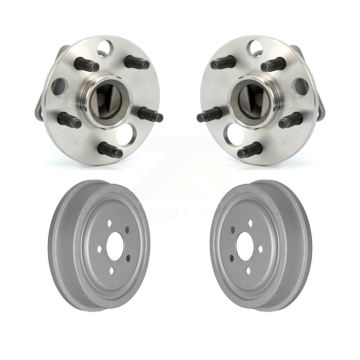 Rear Coated Brakes Drum & Hub Bearing Kit For Pontiac Sunfire Chevrolet Cavalier Non-ABS K7D-100109