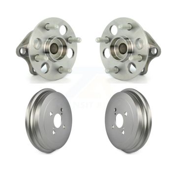 Rear Coated Brakes Drum And Hub Bearing Assembly Kit For 2006-2007 Toyota Yaris Non-ABS K7D-100111