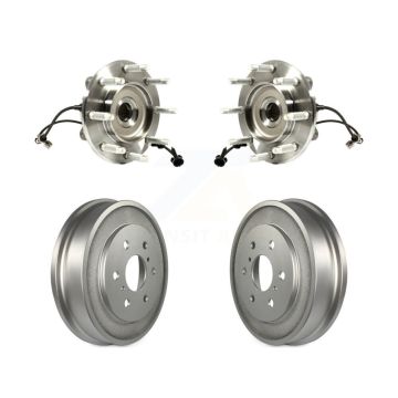 Rear Coated Brakes Drum And Wheel Hub Bearing Kit For Chevrolet Silverado 1500 GMC Sierra K7D-100112