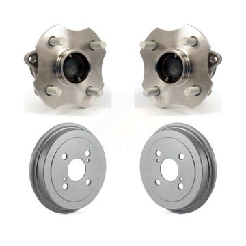 Rear Coated Brakes Drum And Wheel Hub Bearing Kit For 2000-2005 Toyota Echo 4-Wheel ABS K7D-100119