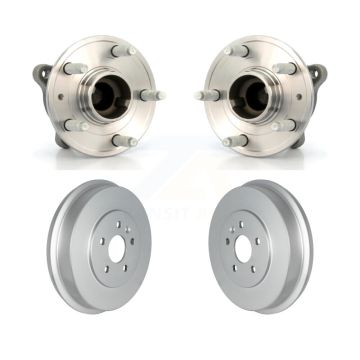 Rear Coated Brakes Drum And Wheel Hub Bearing Assembly Kit For 2011-2012 Chevrolet Cruze K7D-100123