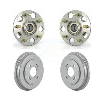 Rear Coated Brakes Drum And Hub Bearing Assembly Kit For Honda Civic With 4 Lug Wheels K7D-100127