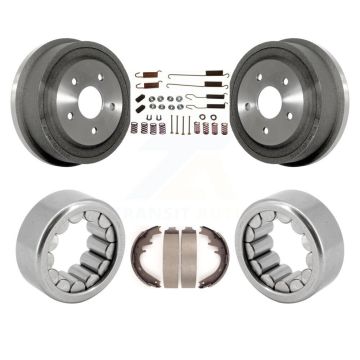 Rear Brake Drum Shoe Hardware & Bearing Kit For 00-01 Dodge Ram 1500 With Heavy Duty Axle K7D-100135