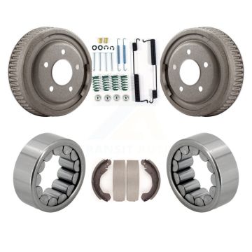 Rear Brake Drum Shoe Hardware And Wheel Bearing Kit For 1988-1991 C1500 Chevrolet GMC K7D-100141