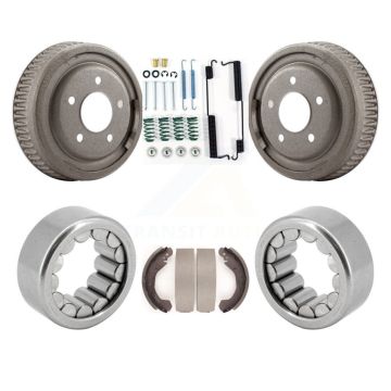 Rear Brake Drum Shoe Hardware & Bearing Kit For C1500 Chevrolet GMC With 9-1/2" Ring Gear K7D-100144