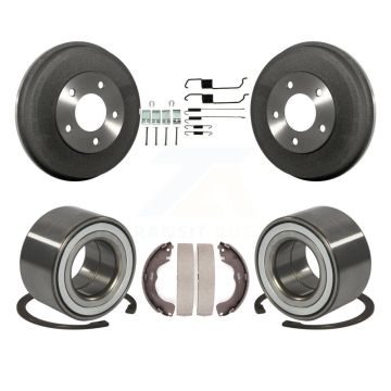 Rear Brake Drum Shoe Hardware & Bearing Kit For Ford Escape Mazda Tribute Mercury Mariner K7D-100156