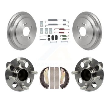 Rear Brake Drum Shoe Hardware And Hub Bearing Assembly Kit For 2012-2017 Hyundai Accent K7D-100158