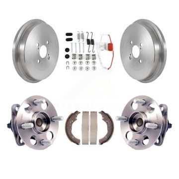 Rear Brake Drum Shoe Hardware And Hub Bearing Assembly Kit For Toyota Prius C Scion iQ K7D-100162