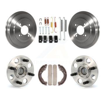 Rear Brake Drum Shoe Hardware And Hub Bearing Kit For 2013 Honda Fit DX with GAS engine K7D-100165