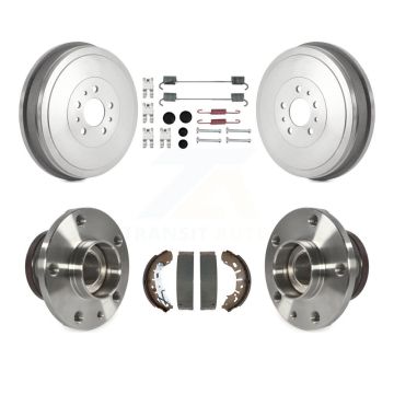 Rear Brake Drum Shoe Hardware And Wheel Hub Bearing Kit For 2015-2022 Ram ProMaster City K7D-100168