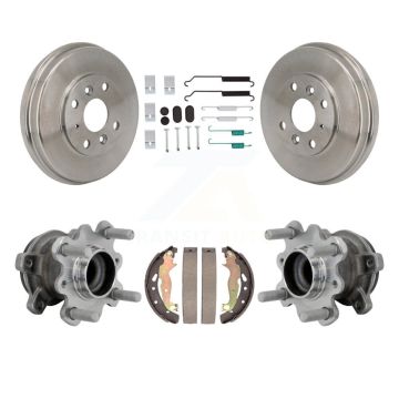 Rear Brake Drum Shoe Hardware And Hub Bearing Assembly Kit For Toyota Yaris iA Scion K7D-100169