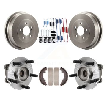 Rear Brake Drum Shoe Hardware And Hub Bearing Kit For Dodge Caravan Grand Chrysler Town & K7D-100170