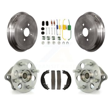 Rear Brake Drum Shoe Hardware And Hub Bearing Kit For 2006-2007 Toyota Yaris Non-ABS K7D-100176