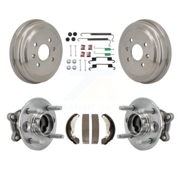 Rear Brake Drum Shoe Hardware And Hub Bearing Assembly Kit For 2016-2021 Chevrolet Spark K7D-100177
