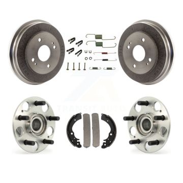 Rear Brake Drum Shoe Hardware Hub Bearing Kit For Honda Accord 3.0L with Disc rear brakes K7D-100182