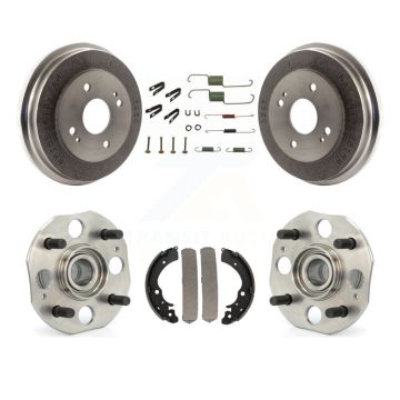 Rear Brake Drum Shoe Hardware And Wheel Hub Bearing Assembly Kit For Honda Accord K7D-100183