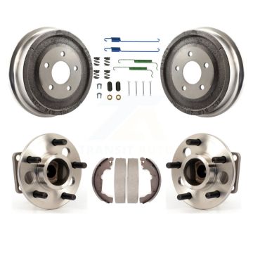 Rear Brake Drum Shoe Hardware And Wheel Hub Bearing Assembly Kit For Pontiac Aztek K7D-100198
