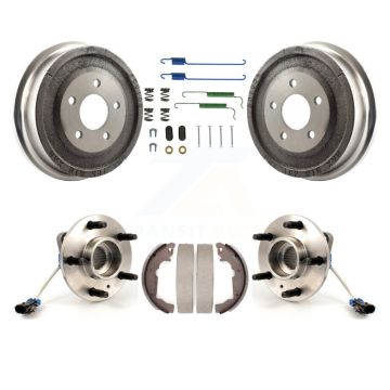 Rear Brake Drum Shoe Hardware Hub Bearing Kit For Pontiac Aztek AWD with rear brakes K7D-100199