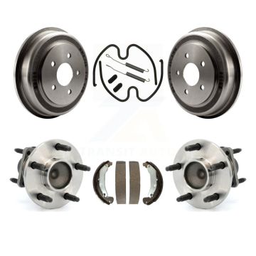 Rear Brake Drum Shoe Hardware And Hub Bearing Kit For Chevrolet Cobalt Pontiac G5 HHR K7D-100205