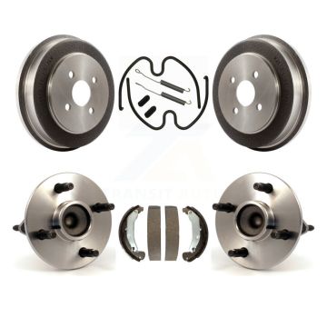 Rear Brake Drum Shoe Hardware Hub Bearing Kit For Chevrolet Cobalt Pontiac Saturn Ion G5 K7D-100207