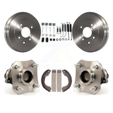 Rear Brake Drum Shoe Hardware And Wheel Hub Bearing Assembly Kit For Nissan Versa K7D-100211