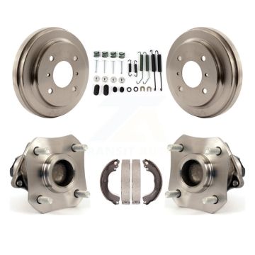 Rear Brake Drum Shoe Hardware And Hub Bearing Kit For Nissan Versa 1.6L with 4-Wheel ABS K7D-100213