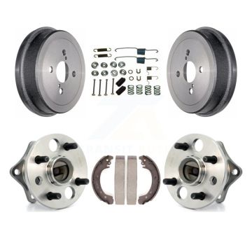 Rear Brake Drum Shoe Hardware Hub Bearing Kit For 2002 Toyota Corolla Non-ABS From 04 02 K7D-100219