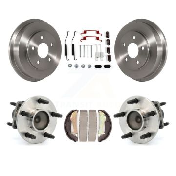 Rear Brake Drum Shoe Hardware And Hub Bearing Kit For Chevrolet Cobalt Pontiac G5 HHR K7D-100225