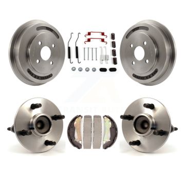 Rear Brake Drum Shoe Hardware And Wheel Hub Bearing Kit For Chevrolet Cobalt Pontiac G5 K7D-100226