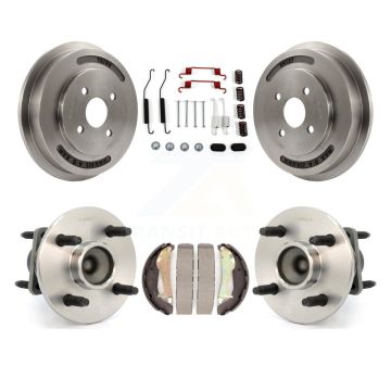Rear Brake Drum Shoe Hardware And Wheel Hub Bearing Kit For Chevrolet Cobalt Pontiac G5 K7D-100227