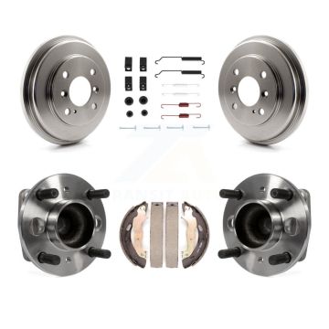 Rear Brake Drum Shoe Hardware And Wheel Hub Bearing Assembly Kit For Ford Fiesta K7D-100228