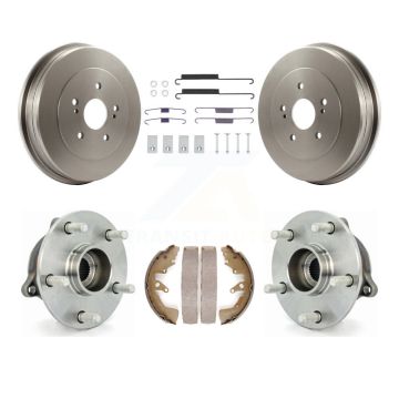 Rear Brake Drum Shoe Hardware And Wheel Hub Bearing Kit For 2006-2008 Suzuki Grand Vitara K7D-100231
