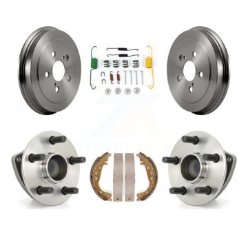 Rear Brake Drum Shoe Hardware And Hub Bearing Kit For 2000-2005 Toyota Celica Non-ABS K7D-100234