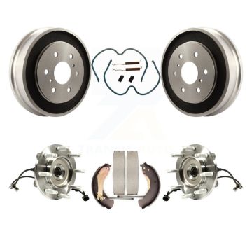 Rear Brake Drum Shoe Hardware And Hub Bearing Kit For Chevrolet Silverado 1500 GMC Sierra K7D-100242