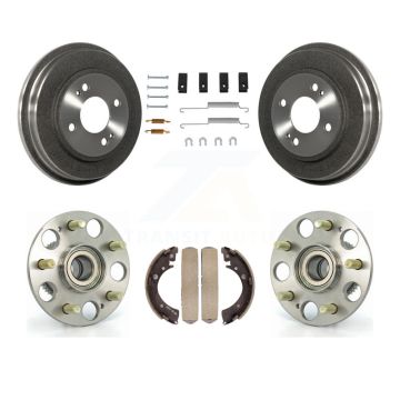Rear Brake Drum Shoe Hardware And Wheel Hub Bearing Kit For Honda Civic With 4 Lug Wheels K7D-100245