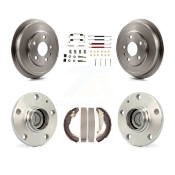 Rear Brake Drum Shoe Hardware Hub Bearing Kit For 11-12 Volkswagen Jetta rear brakes K7D-100247