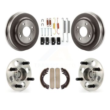 Rear Brake Drum Shoe Hardware And Wheel Hub Bearing Assembly Kit For Honda Civic K7D-100249
