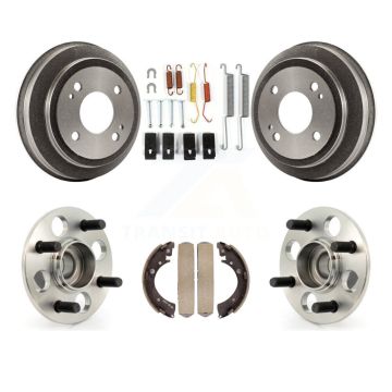 Rear Brake Drum Shoe Hardware And Wheel Hub Bearing Assembly Kit For Honda Civic K7D-100250