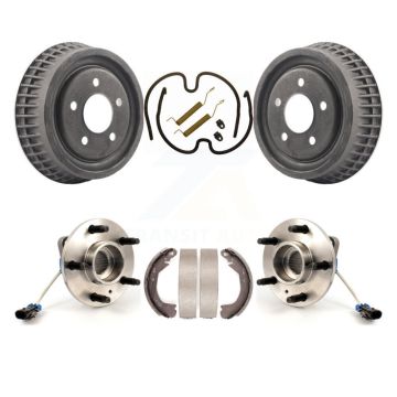 Rear Brake Drum Shoe Hardware And Hub Bearing Kit For Pontiac Montana Chevrolet Venture K7D-100255