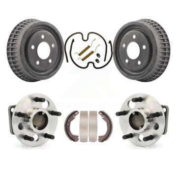 Rear Brake Drum Shoe Hardware Hub Bearing Kit For Buick Century Chevrolet Lumina LeSabre K7D-100256